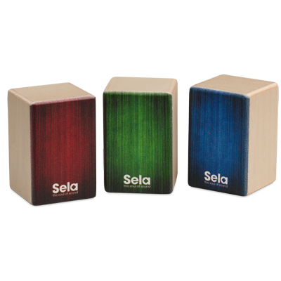 Sela Mini Cajon Shaker Set