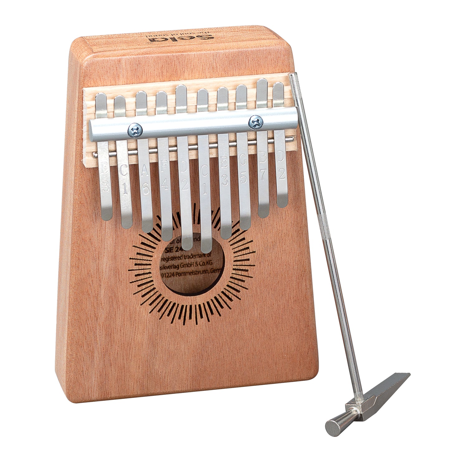 Sela Kalimba Mahagoni 10