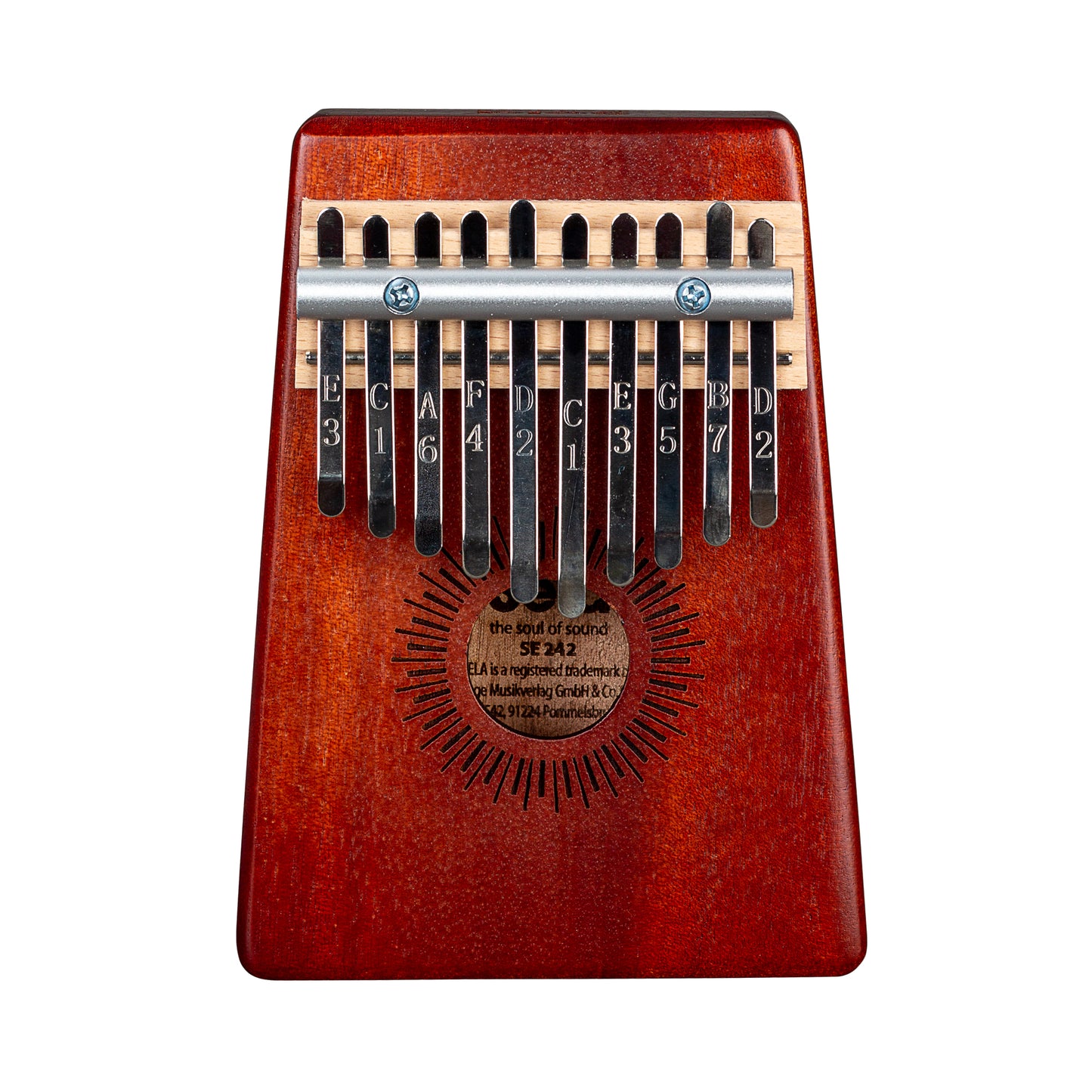 Sela Kalimba Mahagoni 10 Rot