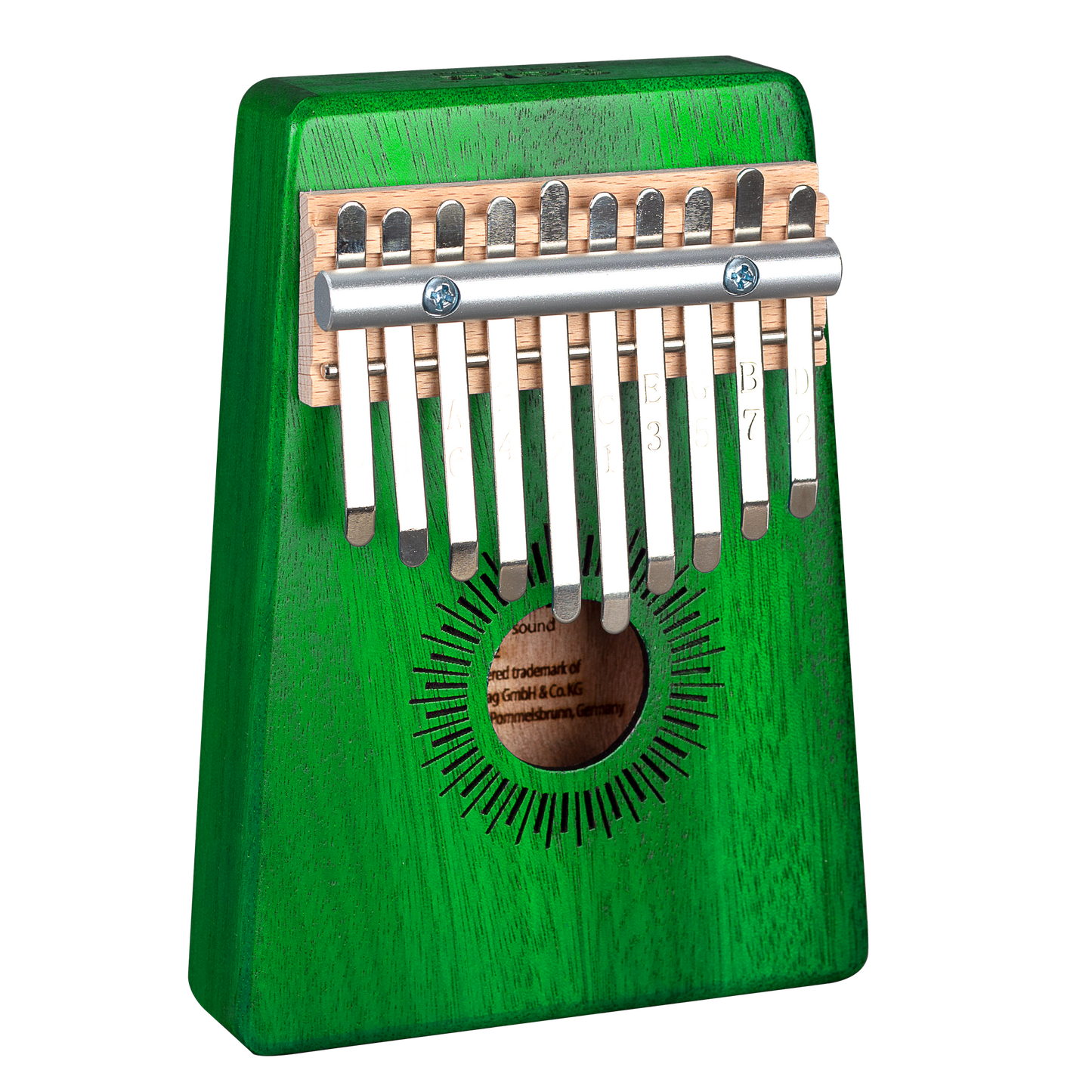 Sela Kalimba Mahagoni 10 Grün