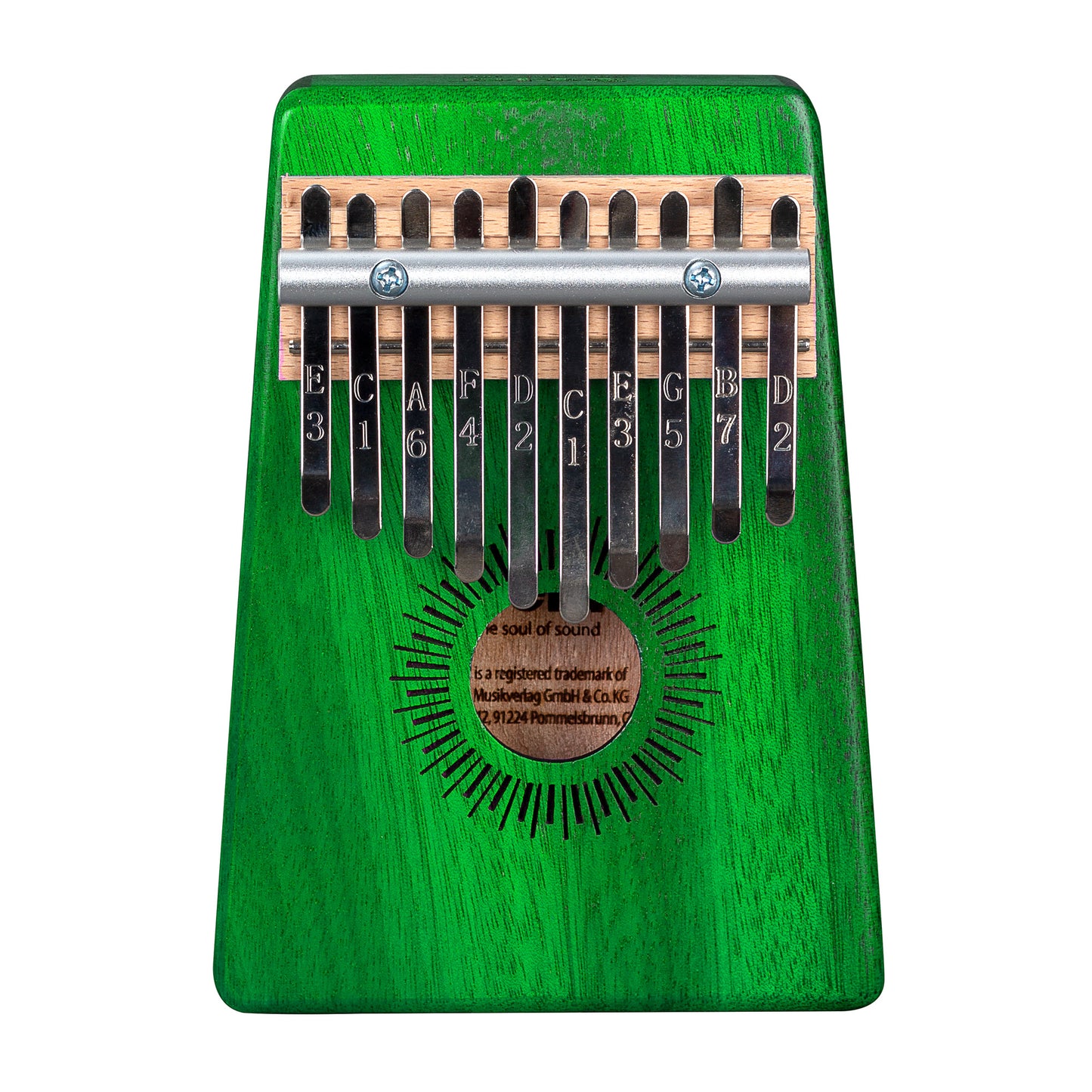 Sela Kalimba Mahagoni 10 Grün