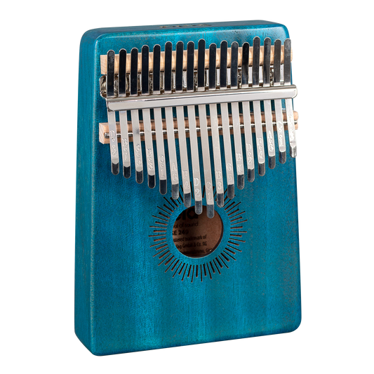 Sela Kalimba Mahogany 17 Blue