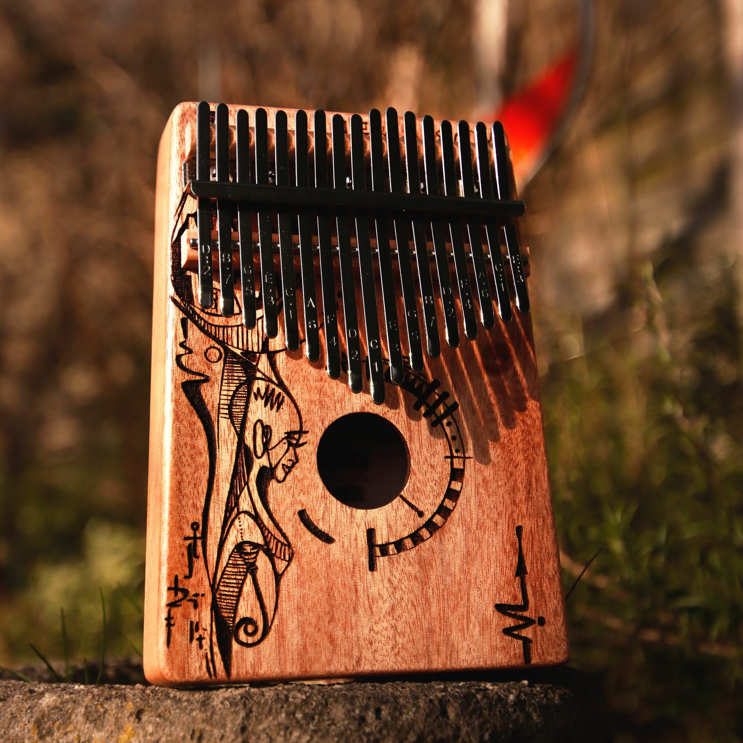 Art Series Kalimba 17 Peaceful Mind