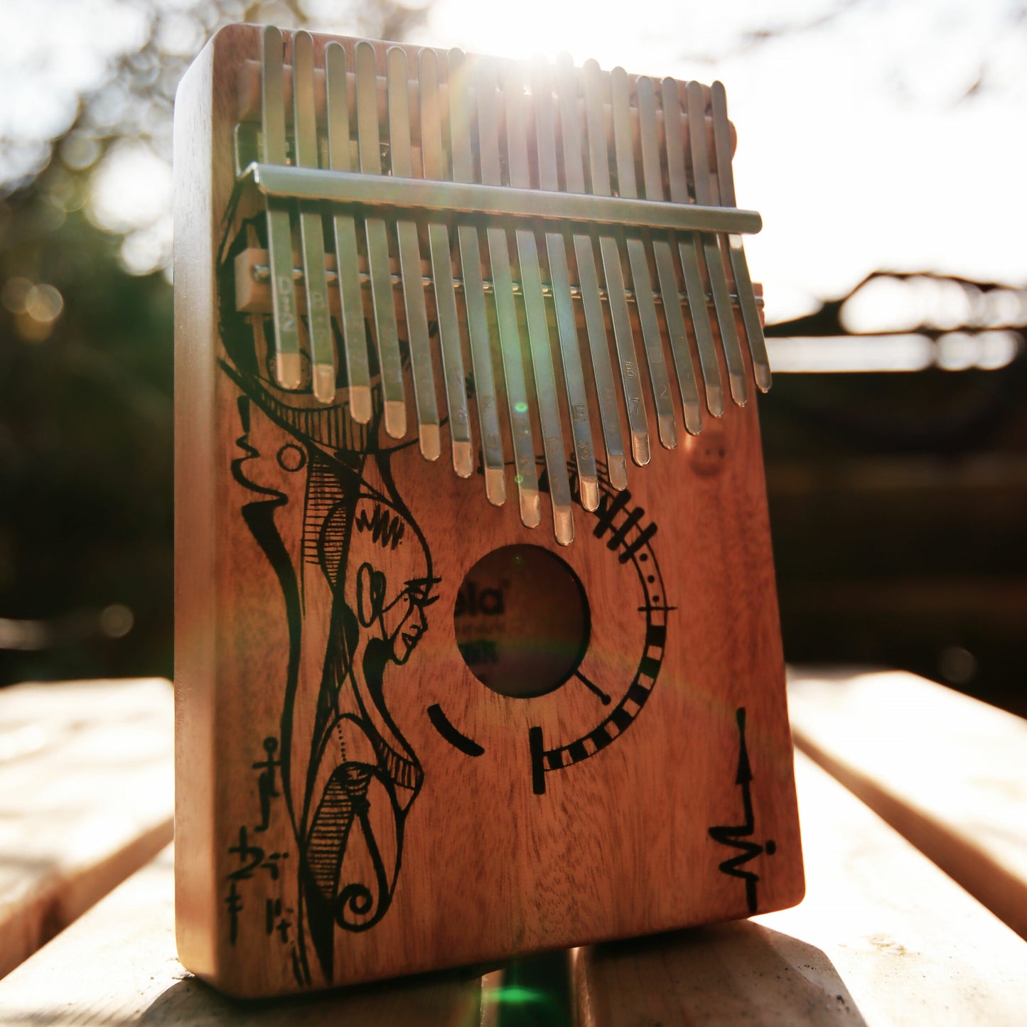 Art Series Kalimba 17 Peaceful Mind