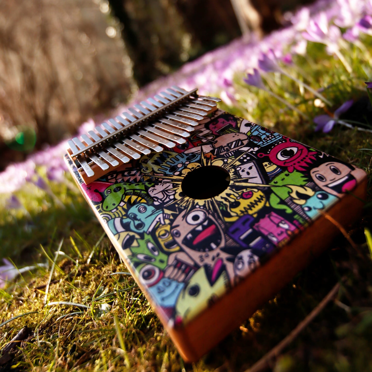 Art Series Kalimba 17 Little Monster