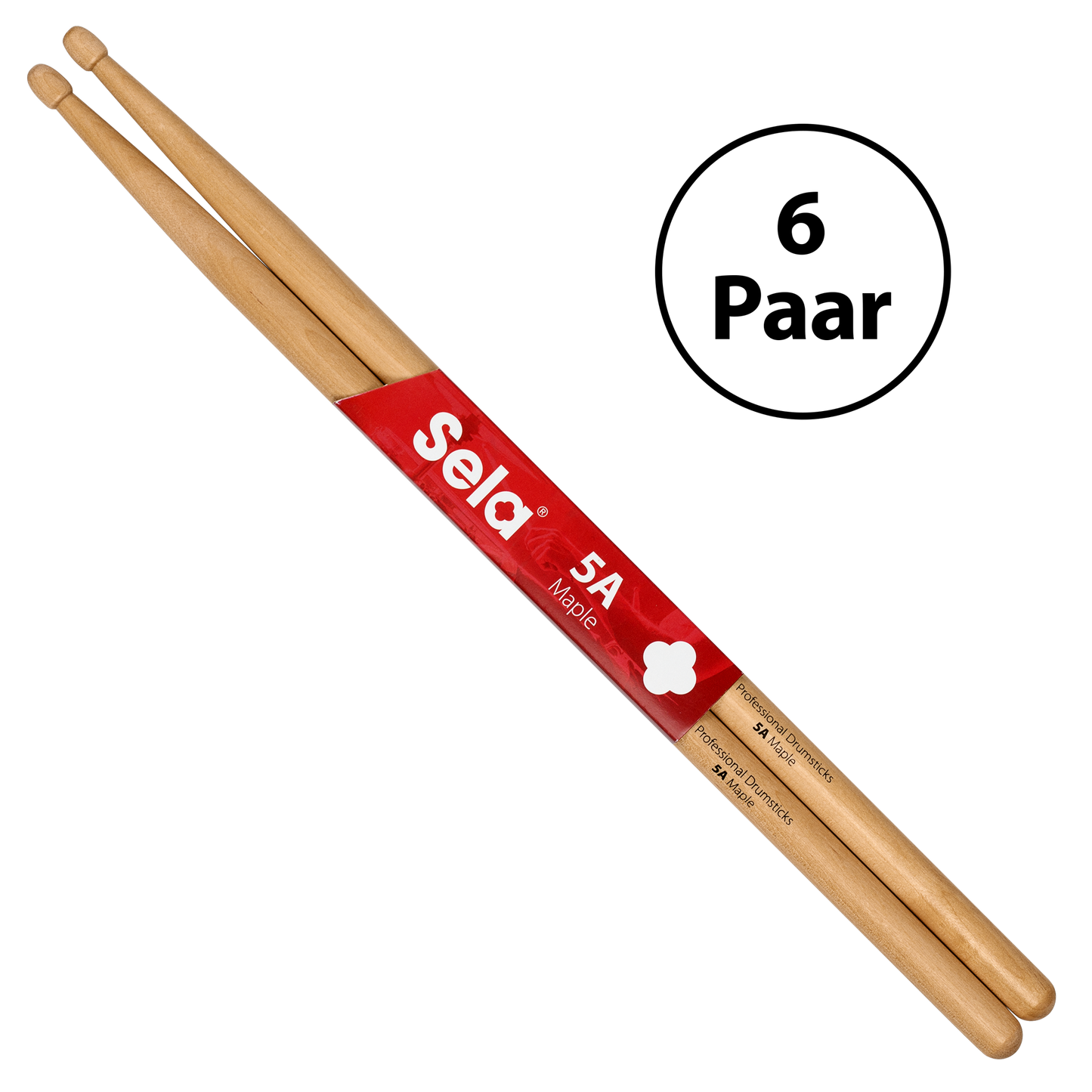 Professional Drumsticks 5A Maple (6 Pair)