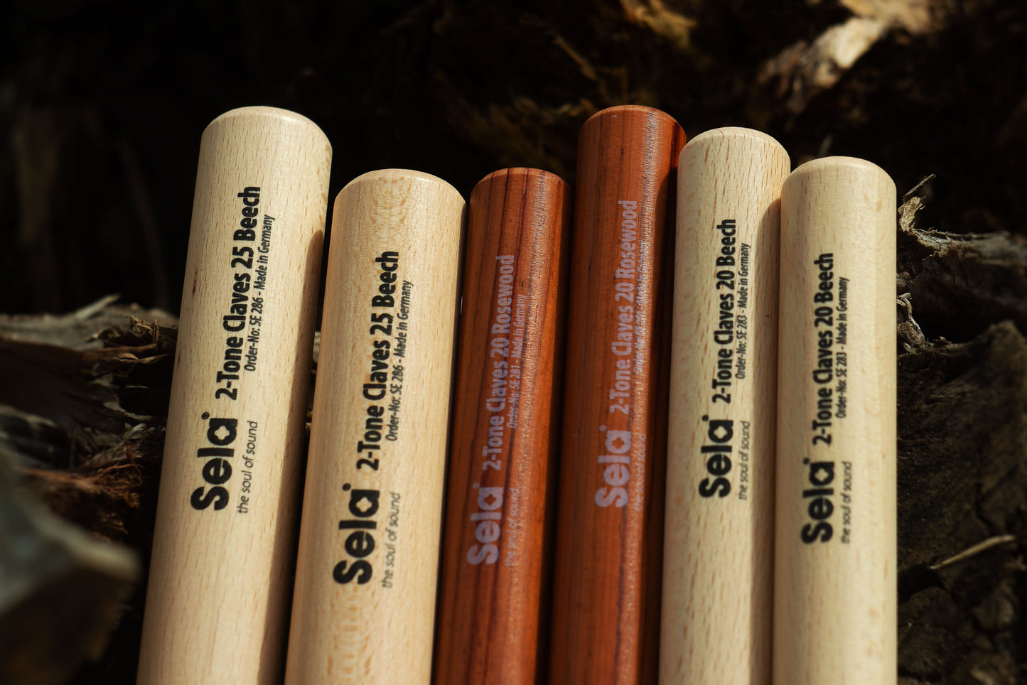 2-Tone Claves 20 Beech