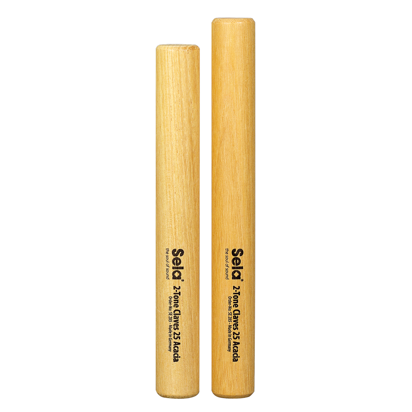 2-Tone Claves 25 Acacia