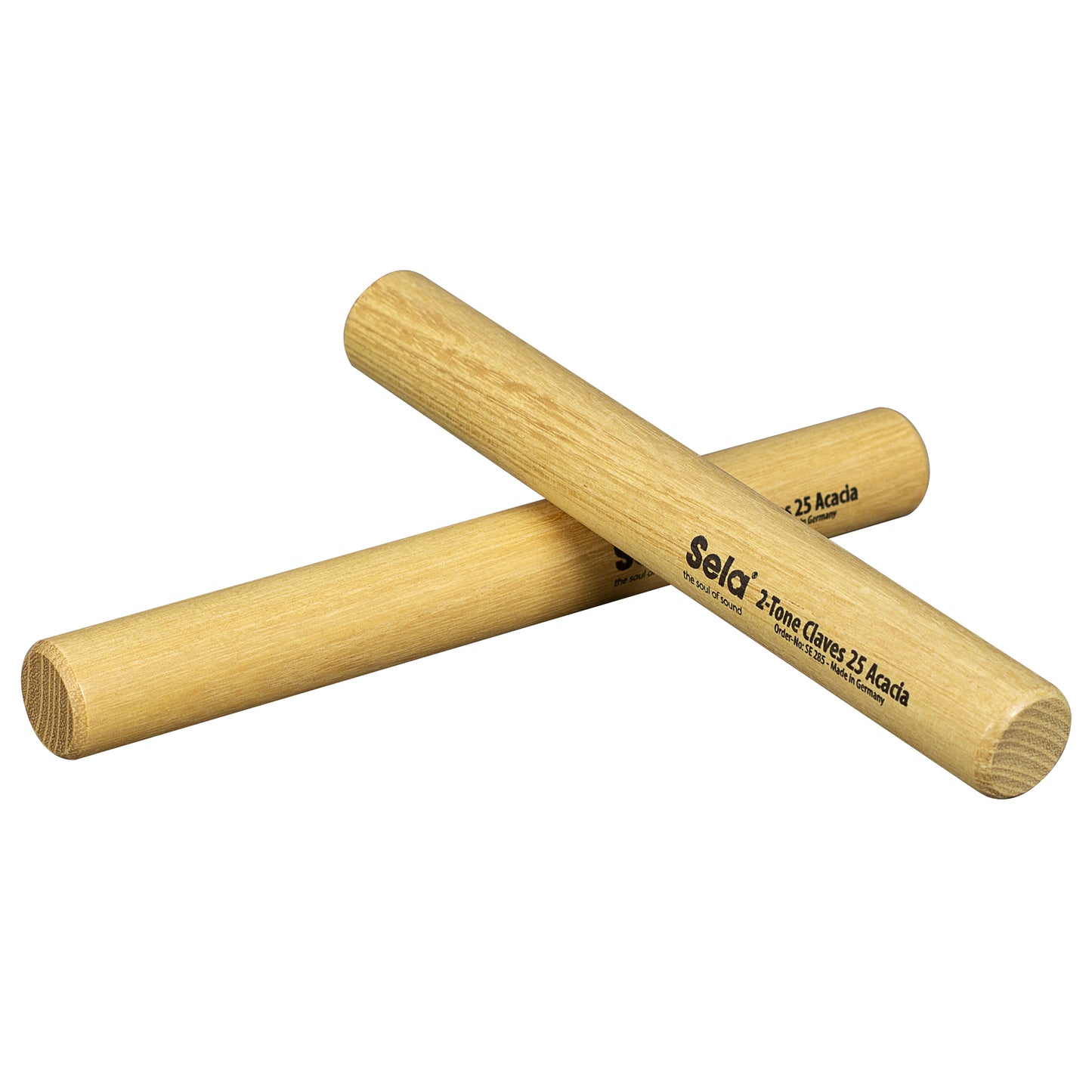 2-Tone Claves 25 Acacia