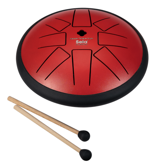 Melody Tongue Drum 6“ F Minor Pentatonic Red