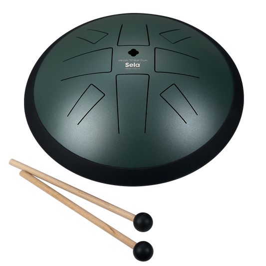 Melody Tongue Drum 10“ C Golden Gate Dark Green