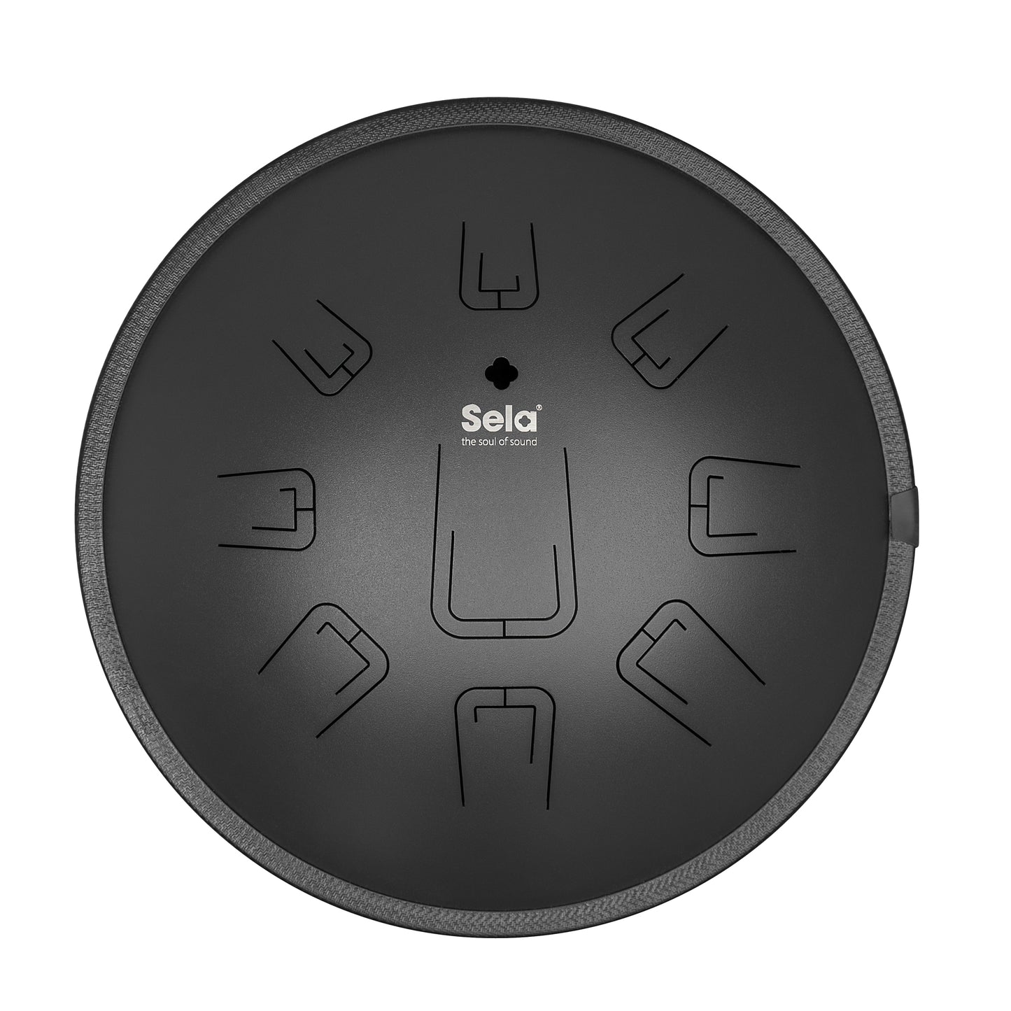 Melody Tongue Drum 14" D Kurd Black