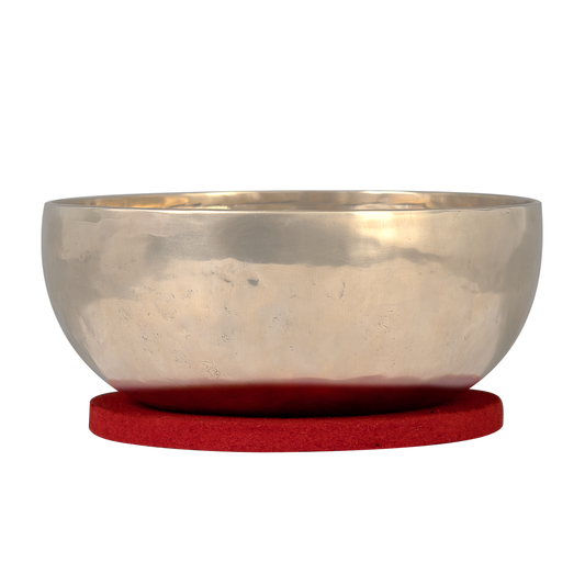 Singing Bowl Felt Ring, 13 cm, red