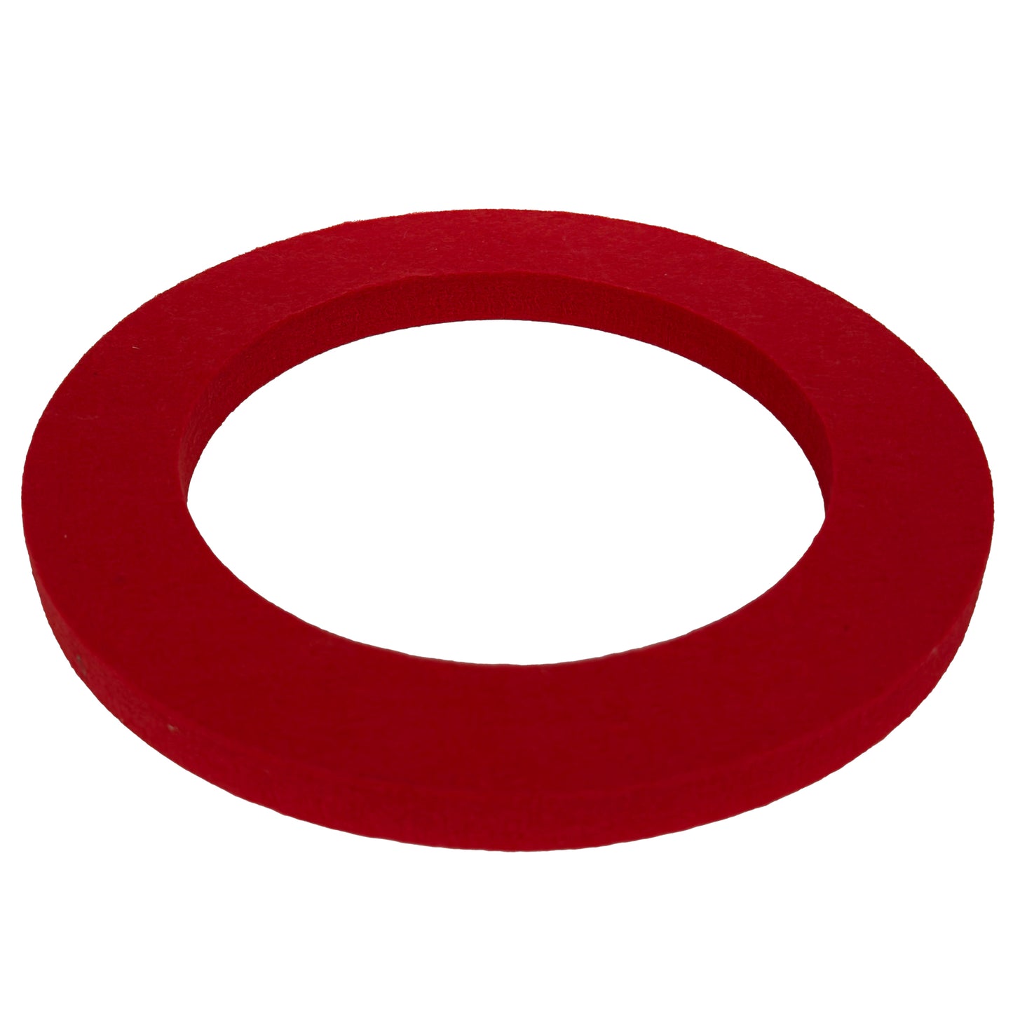 Singing Bowl Felt Ring, 13 cm, red