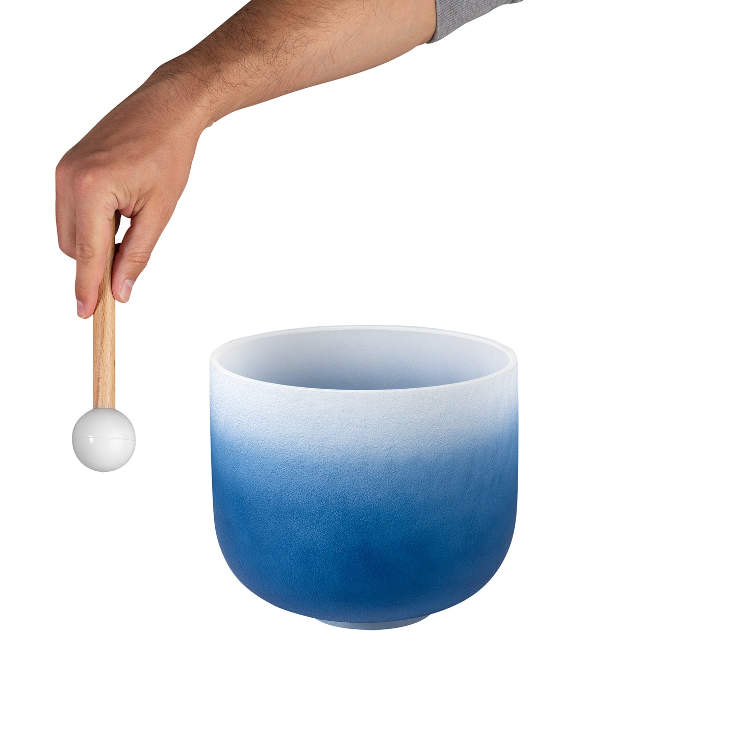 Crystal Singing Bowl Chakra 9" - Indigo, Third Eye, A (432 Hz)