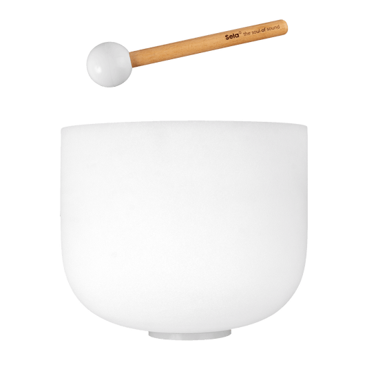 11" Crystal Singing Bowl Frosted 440 Hz in F