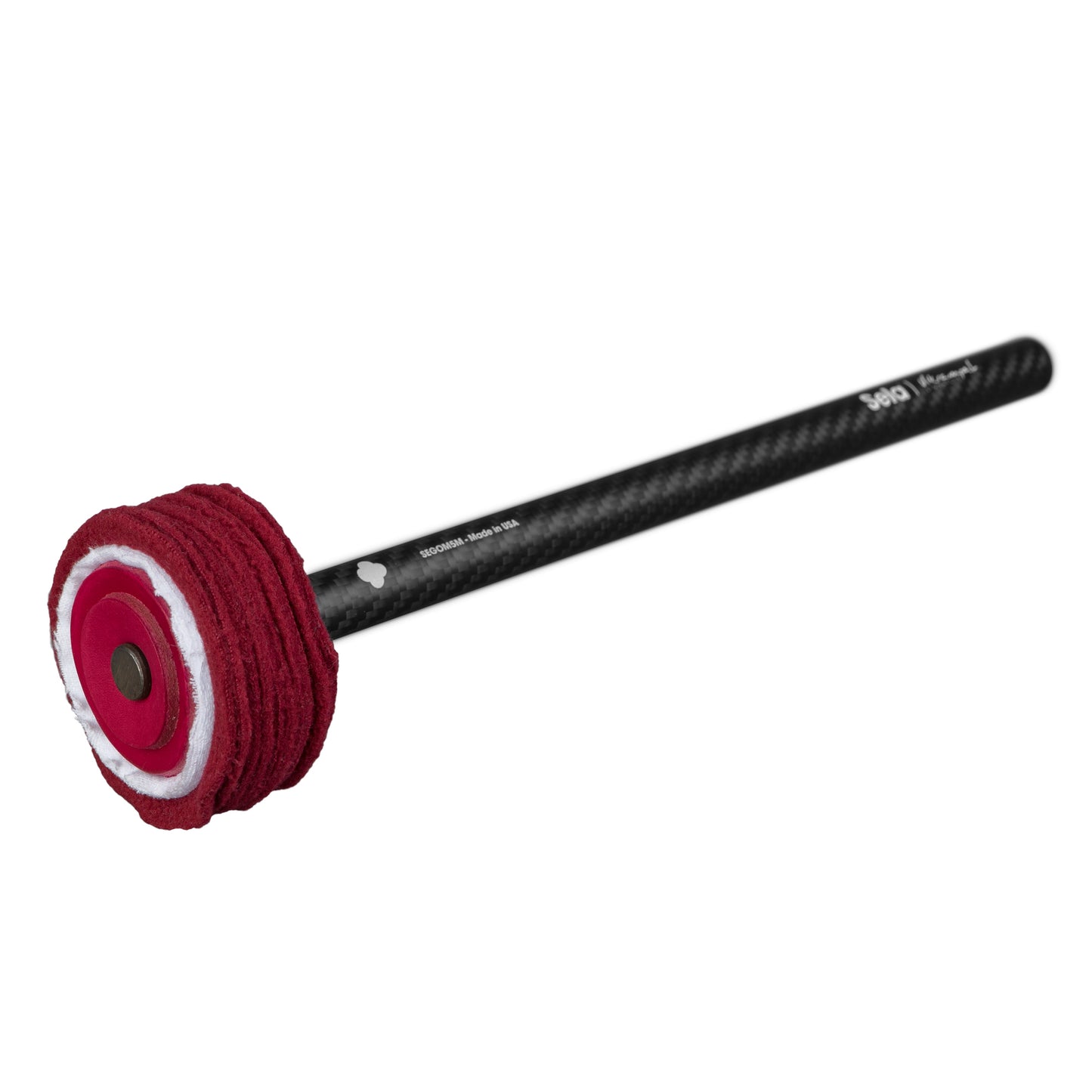 Gong Mallet Vikrampal Fine Touch Soft - Medium, Burgundy