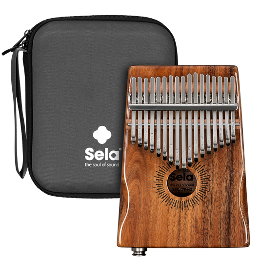 Sela Kalimba 17 Koa Hollow with Pickup