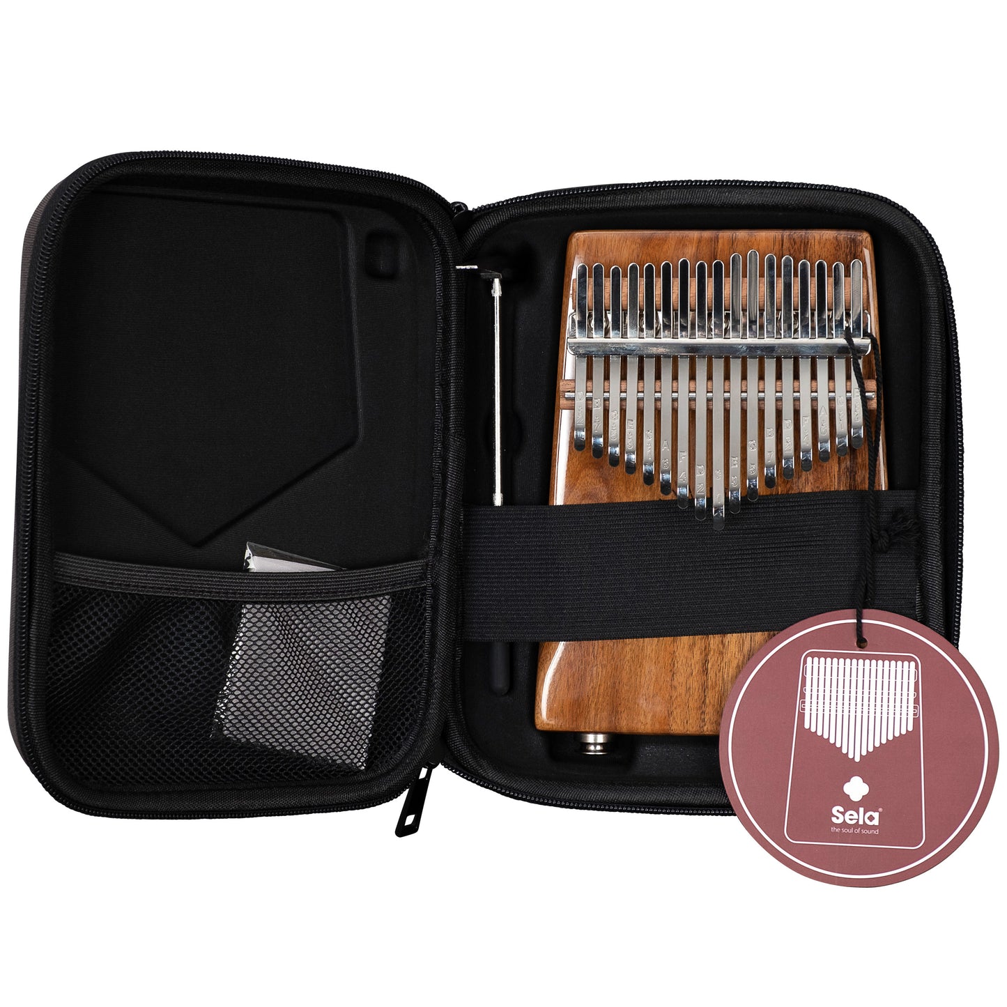 Sela Kalimba 17 Koa Hollow with Pickup