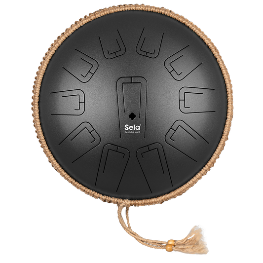 Sela Unity Tongue Drum 13" C Minor Black 432 Hz