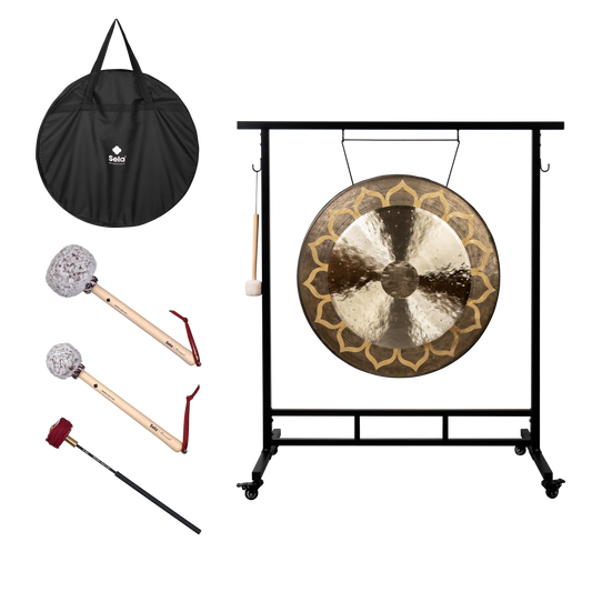 Chau Gong Lotus 28" Bundle with mallets and stand