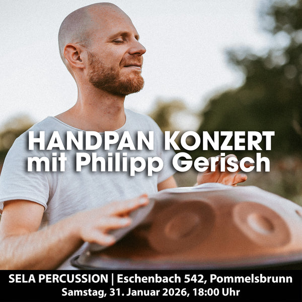 Handpan Konzert mit Philipp Gerisch, 31.01.2026, 18:00 Uhr