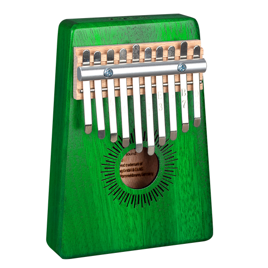 Sela Kalimba Mahogany 10 Green