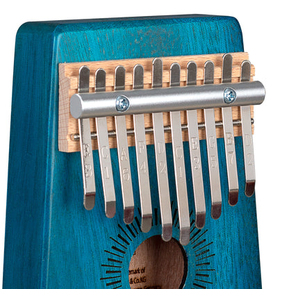 Sela Kalimba Mahagoni 10 Blau