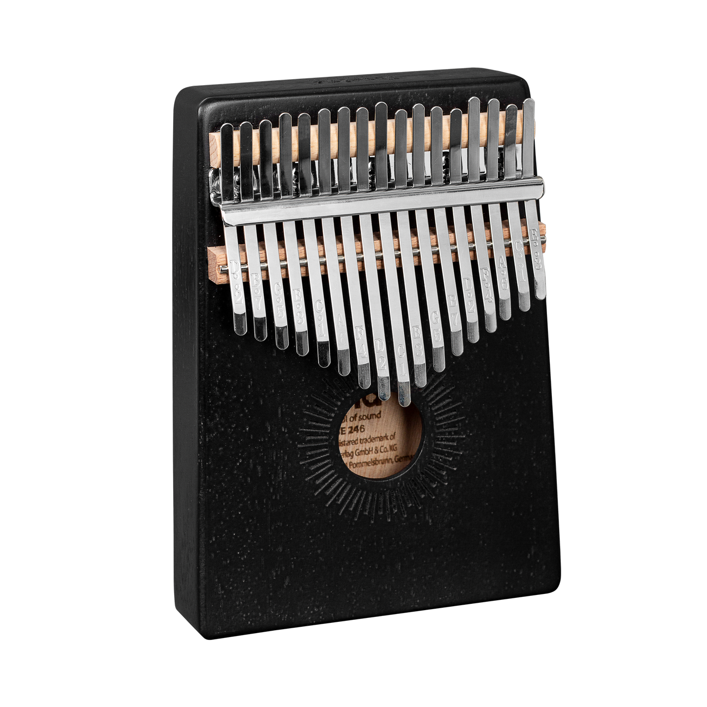 Sela Kalimba Mahagoni 17 Schwarz