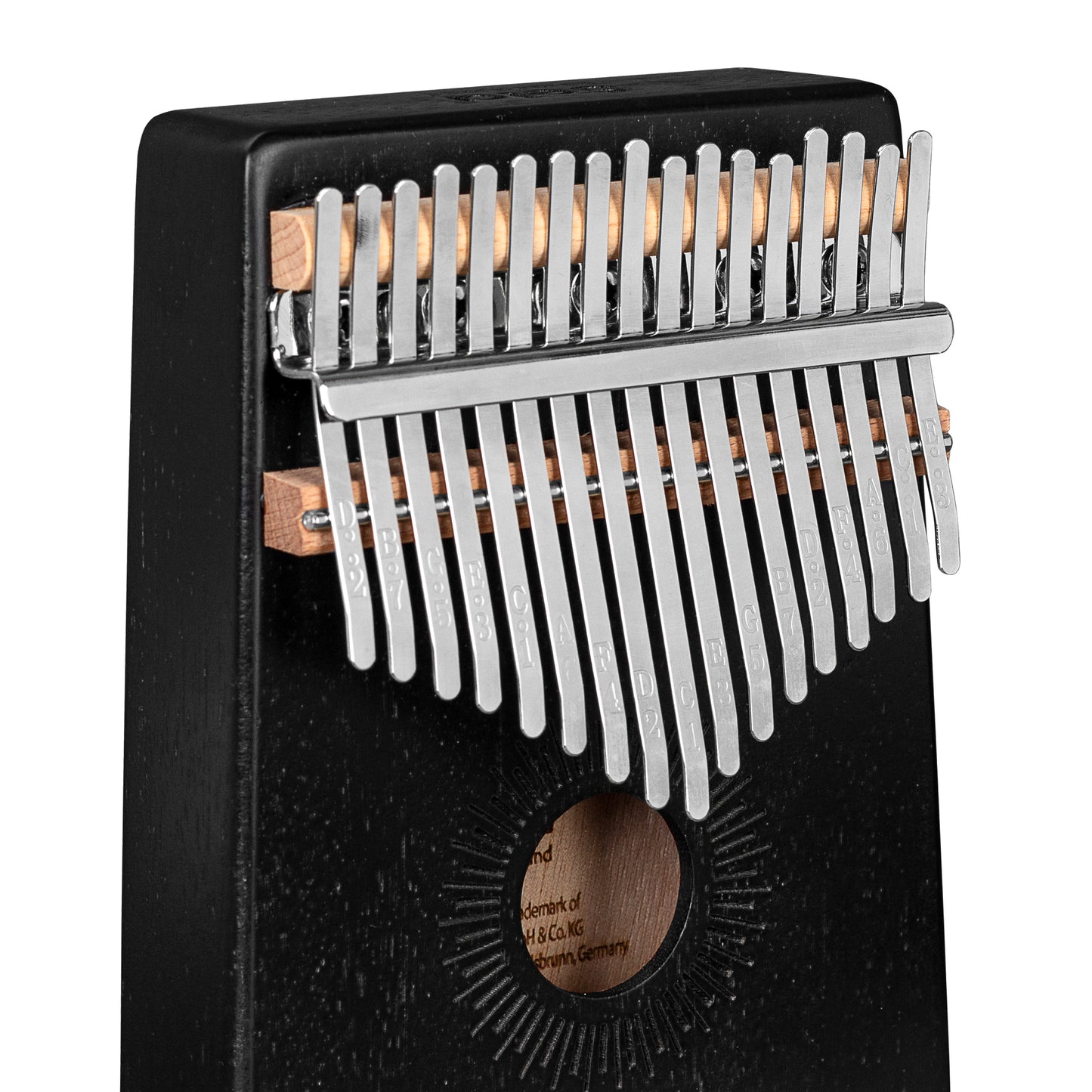 Sela Kalimba Mahagoni 17 Schwarz