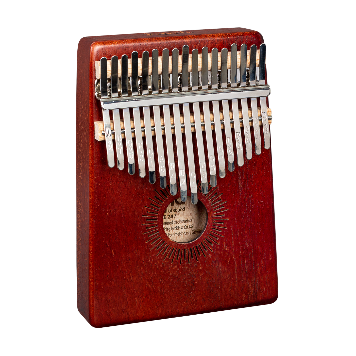 Sela Kalimba Mahagoni 17 Rot