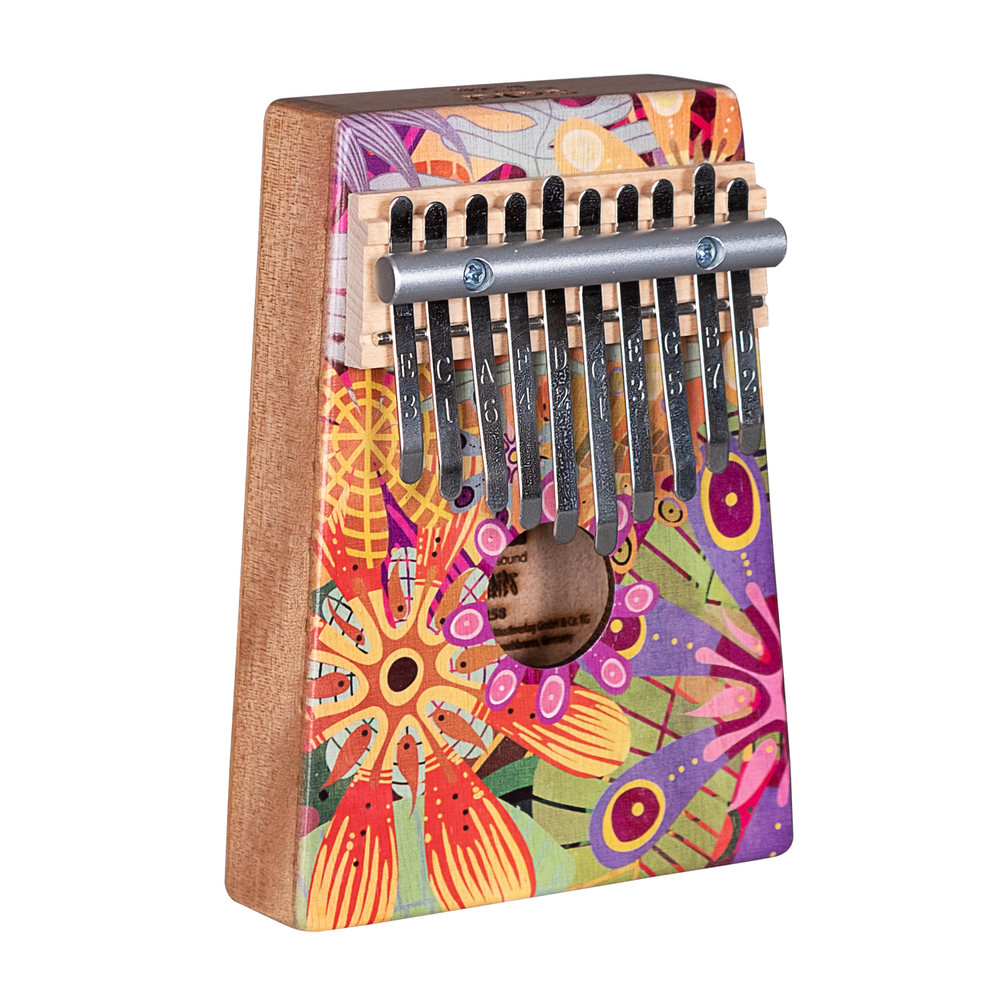 Art Series Kalimba 10 Flower Power