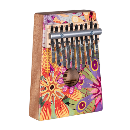 Art Series Kalimba 10 Flower Power
