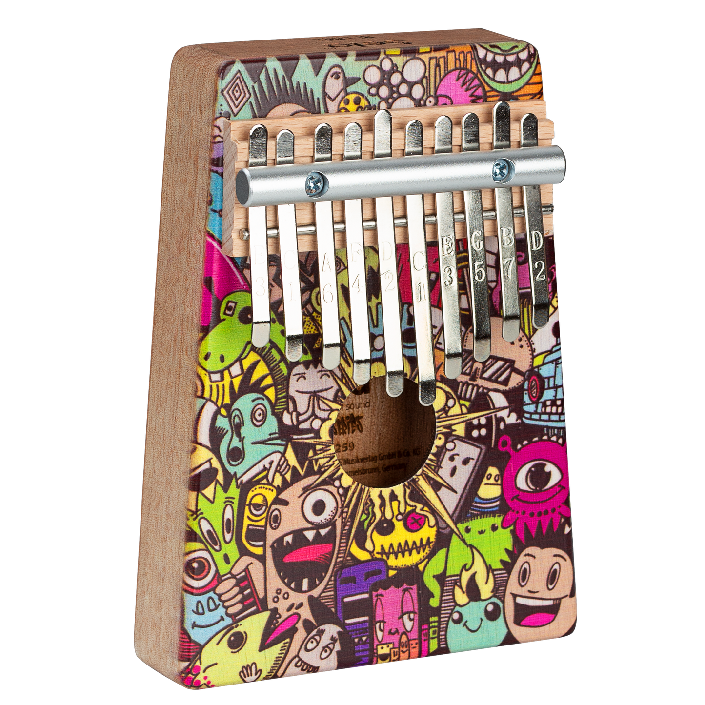 Art Series Kalimba 10 Little Monster