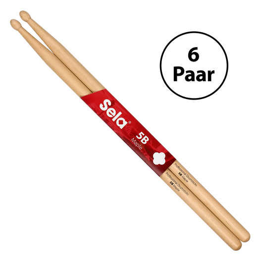 Professional Drumsticks 5B Maple (6 pair)