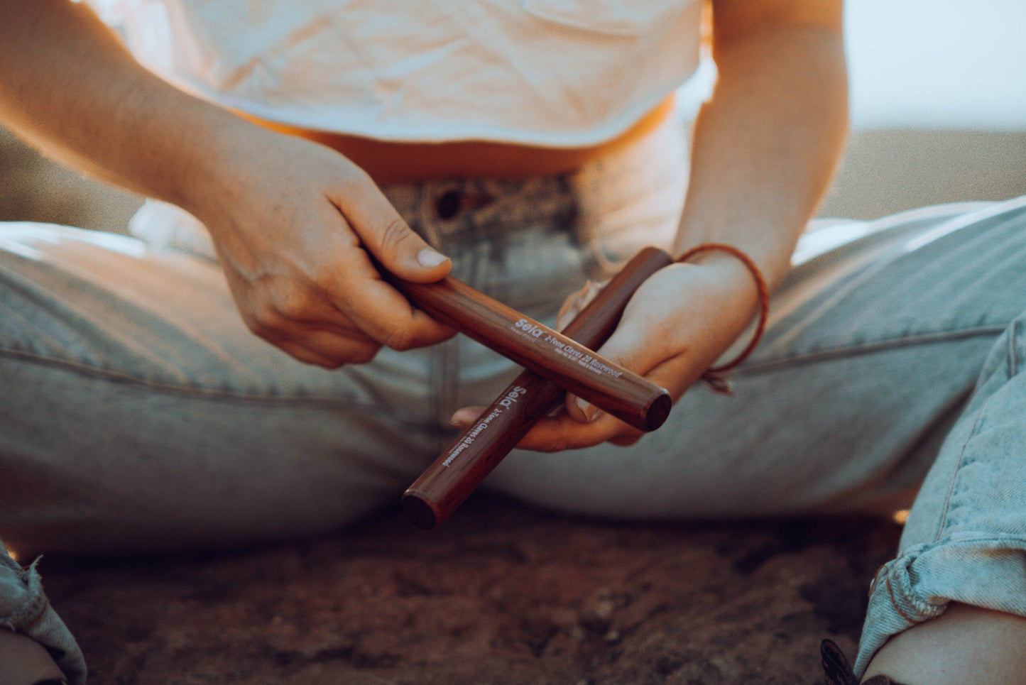 2-Tone Claves 20 Rosewood