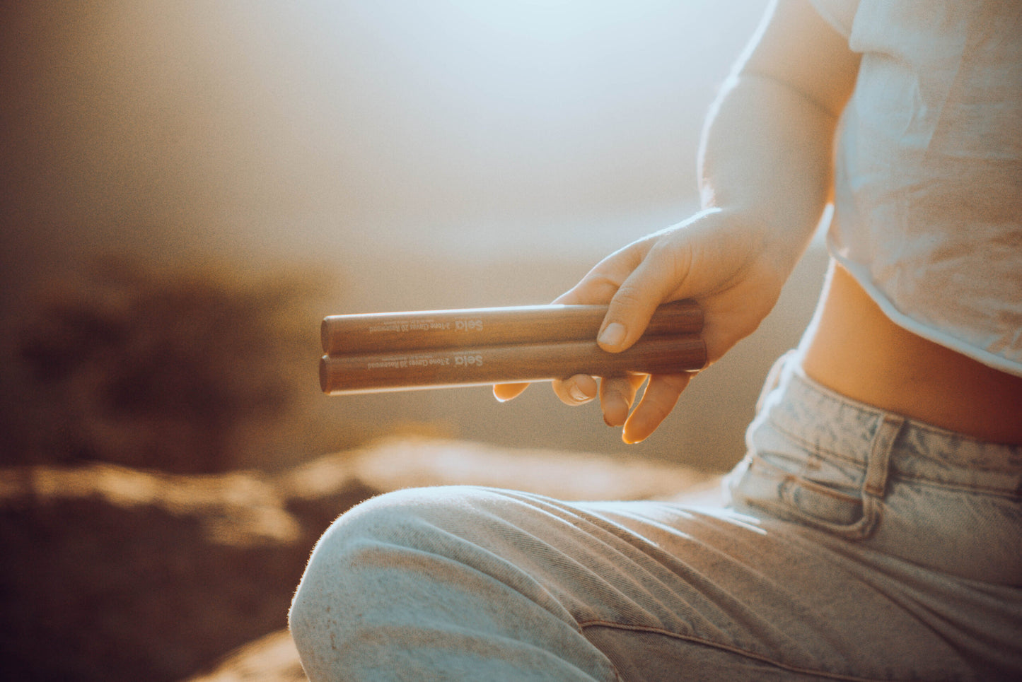 2-Tone Claves 20 Rosewood