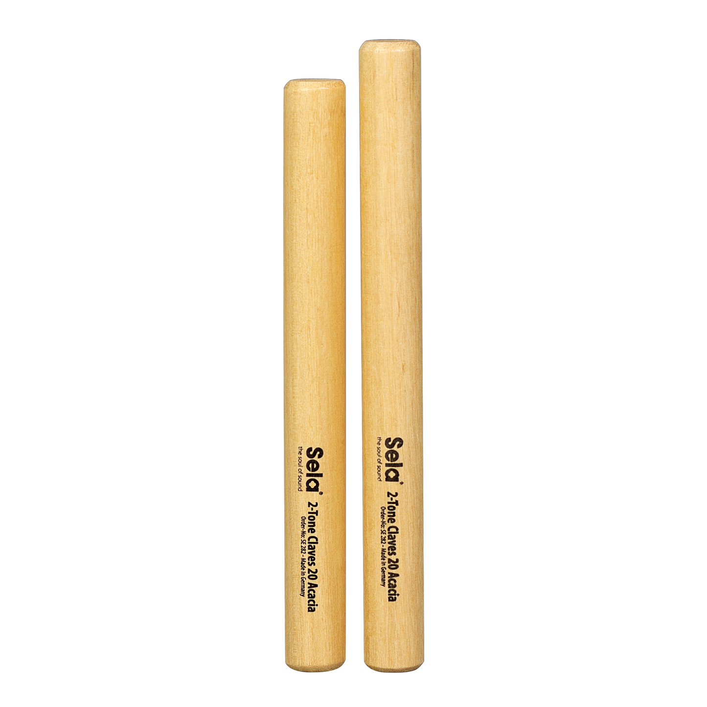 2-Tone Claves 20 Acacia