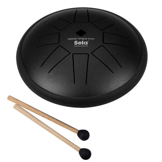 Melody Tongue Drum 6“ C Major Black