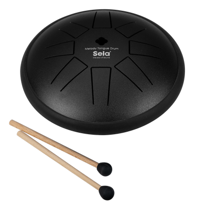 Melody Tongue Drum 6“ C Major Black