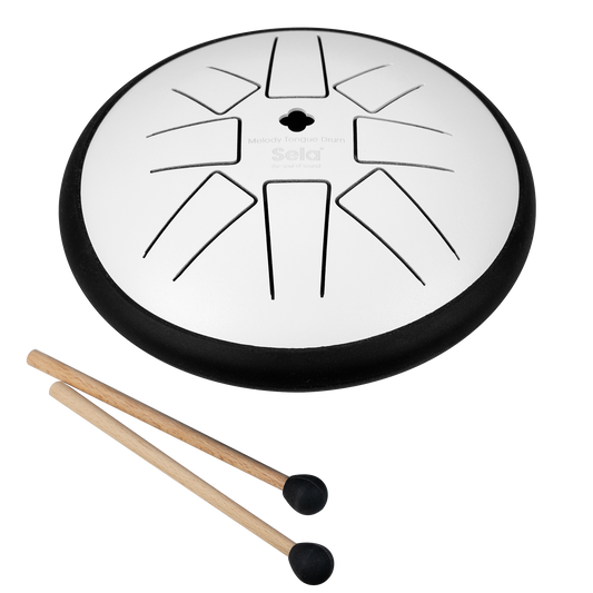 Melody Tongue Drum 6“ G Minor Pentatonic White