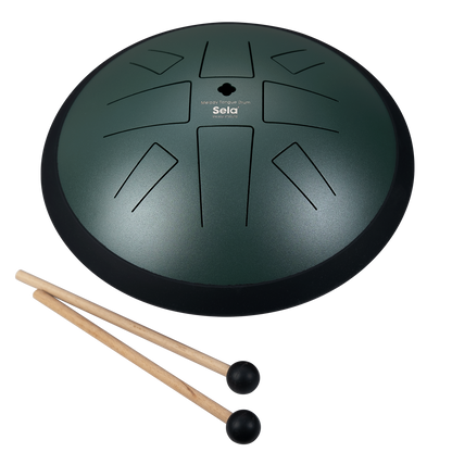 Melody Tongue Drum 10“ C Golden Gate Dark Green