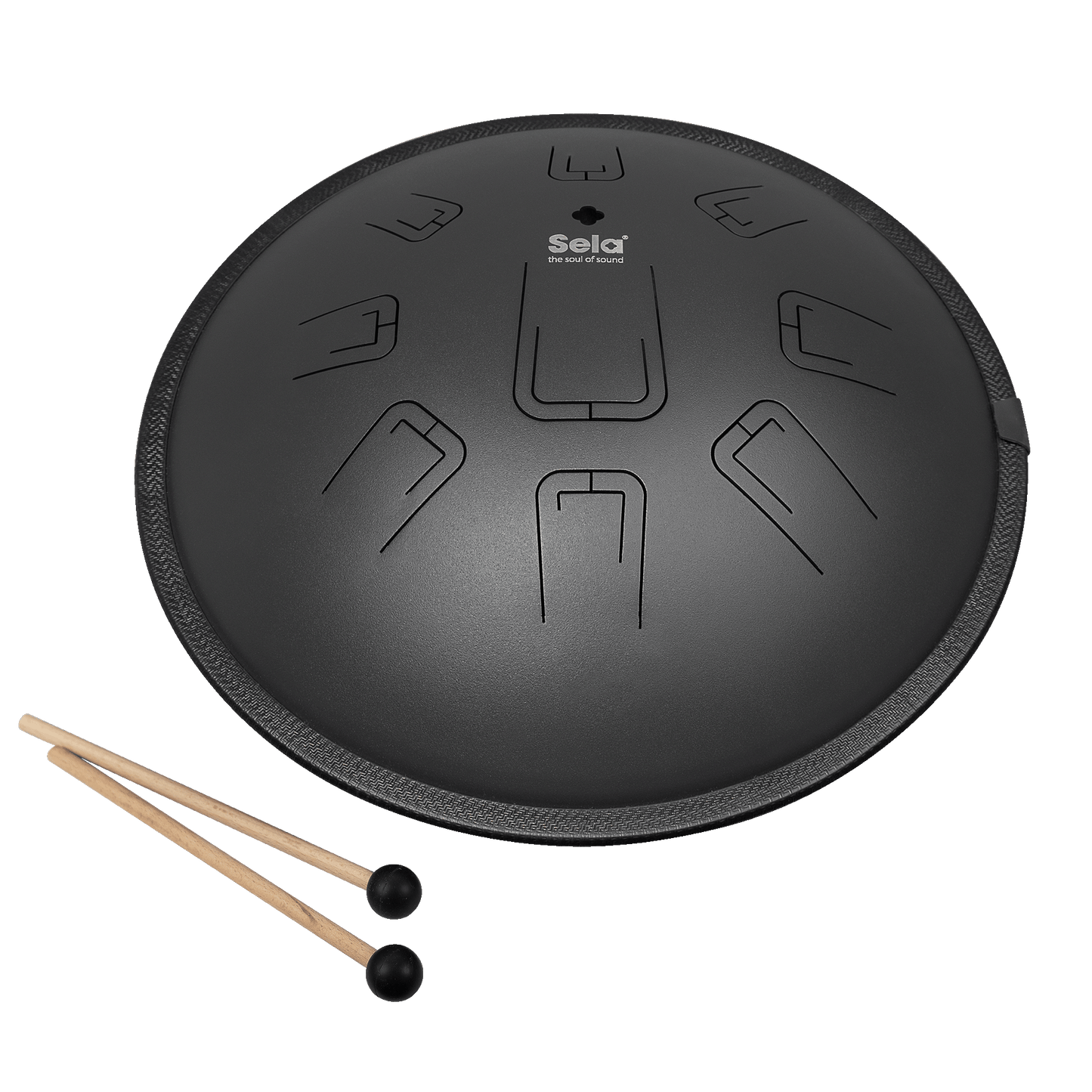 Melody Tongue Drum 14" D Kurd Black