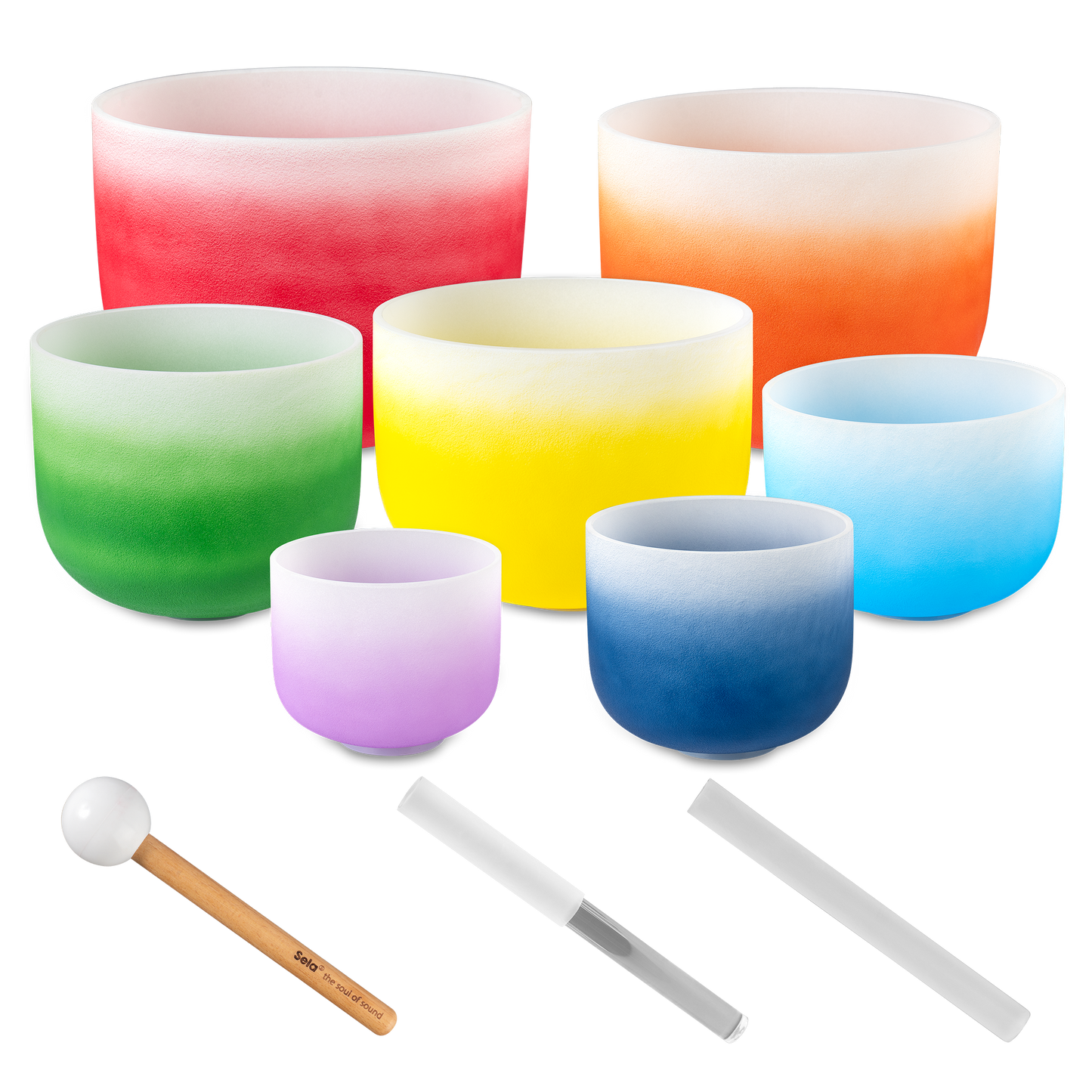 Crystal Singing Bowl Chakra Set 432 Hz