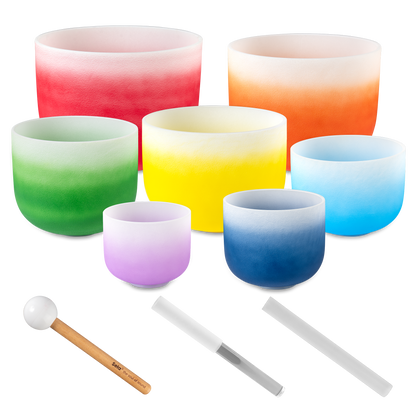 Crystal Singing Bowl Chakra Set 432 Hz