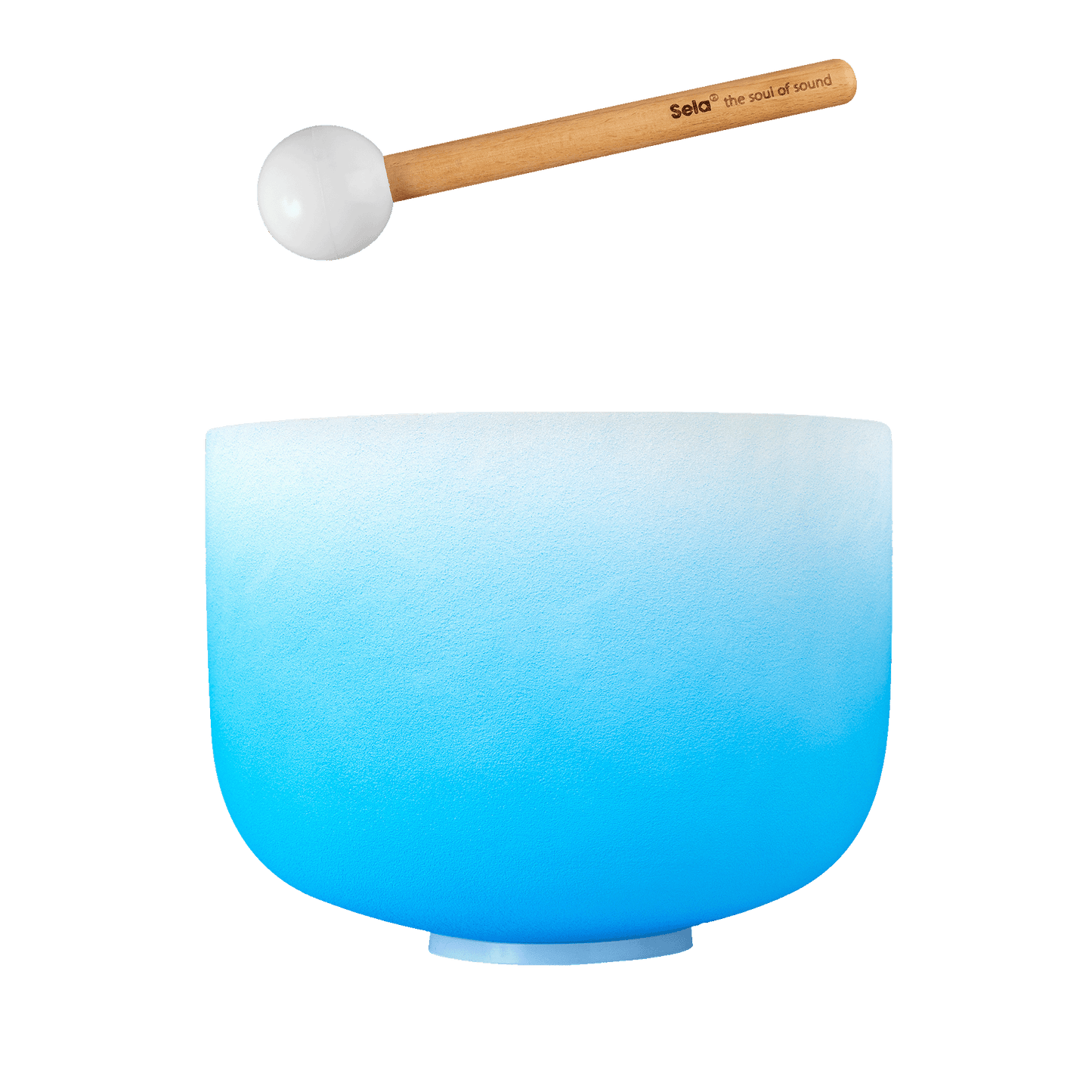 Crystal Singing Bowl Chakra 10" - Blue, Throat, G (432 Hz)