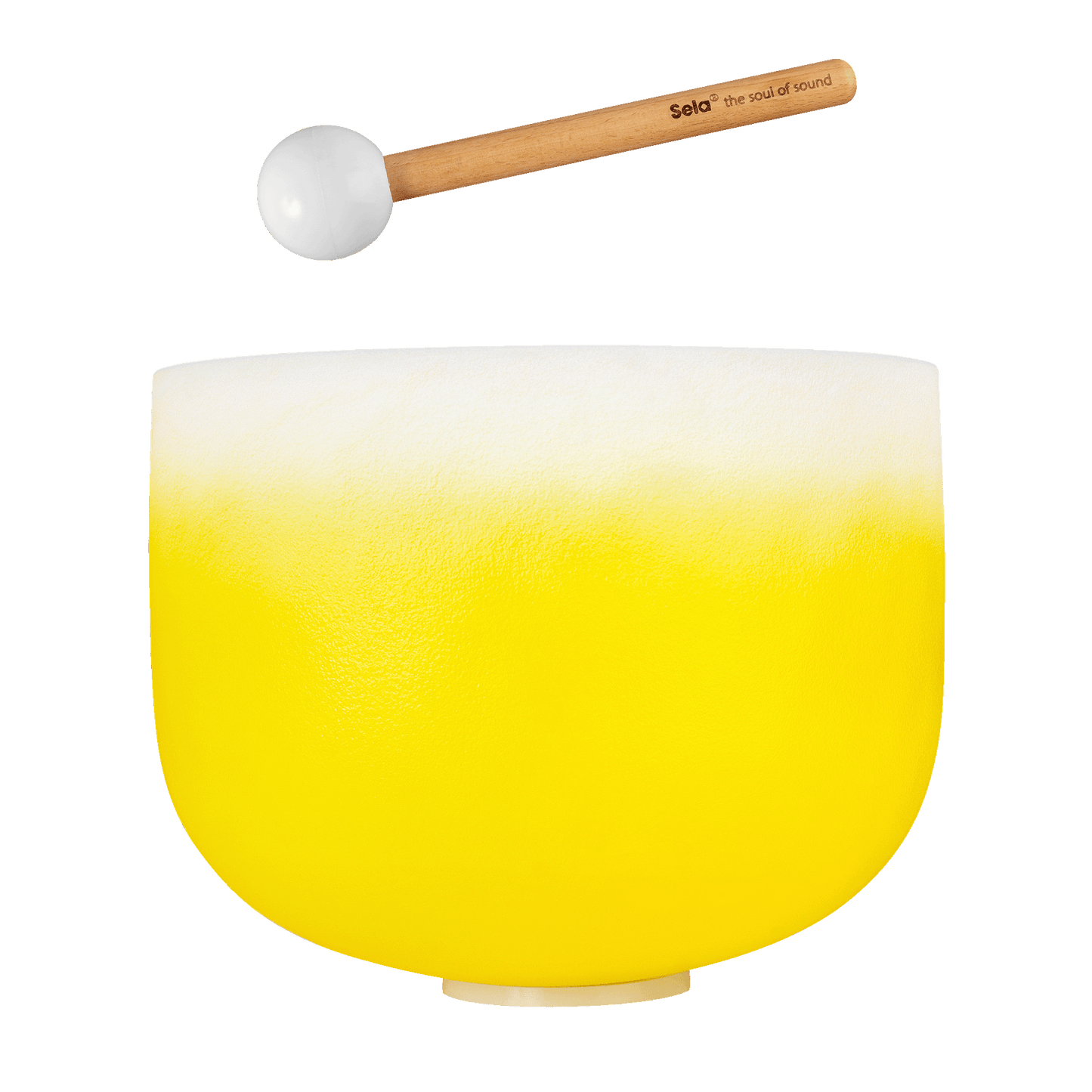 Crystal Singing Bowl Chakra 12" - Yellow, Solar Plexus, E (432 Hz)