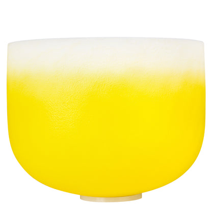 Crystal Singing Bowl Chakra 12" - Yellow, Solar Plexus, E (432 Hz)