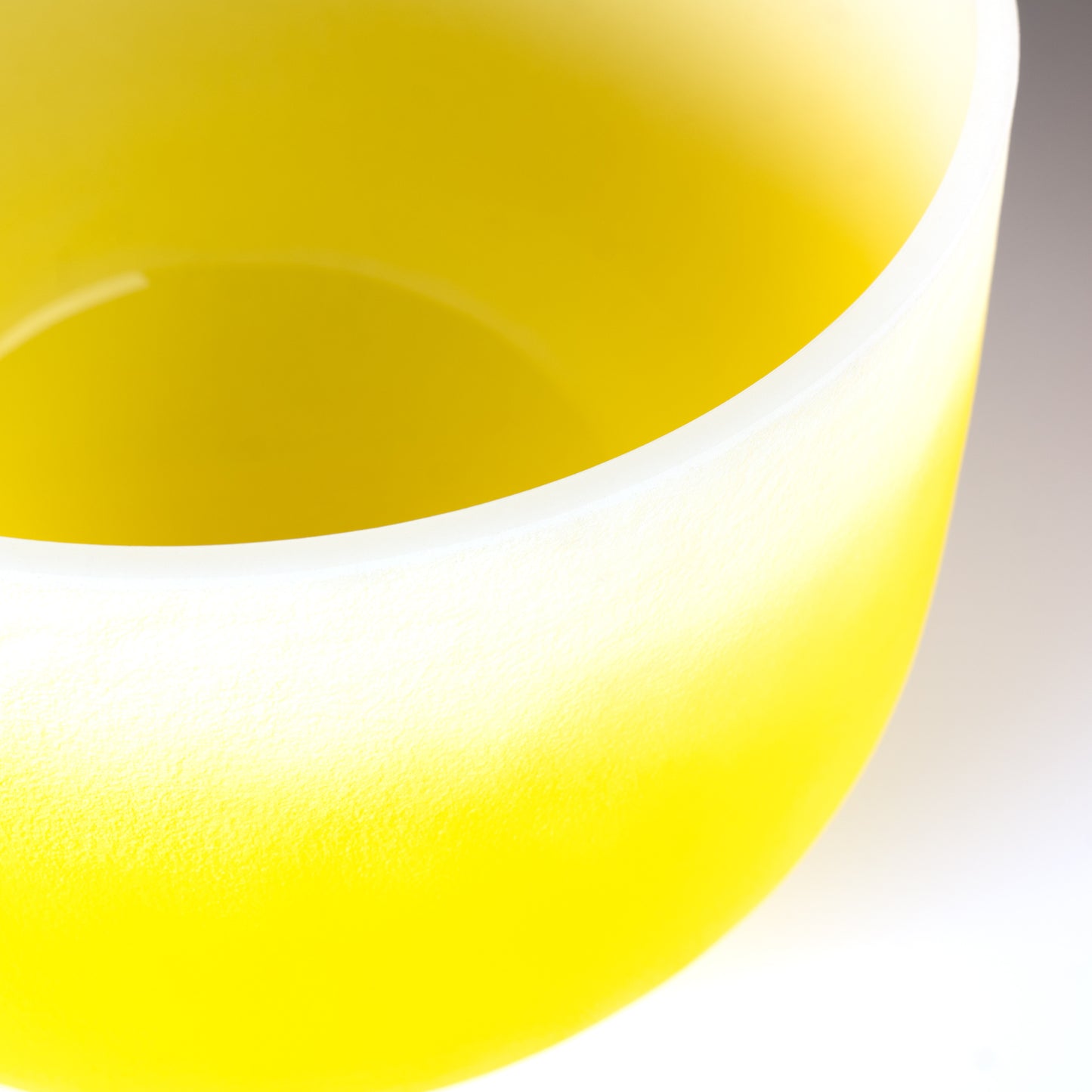 Crystal Singing Bowl Chakra 12" - Yellow, Solar Plexus, E (432 Hz)