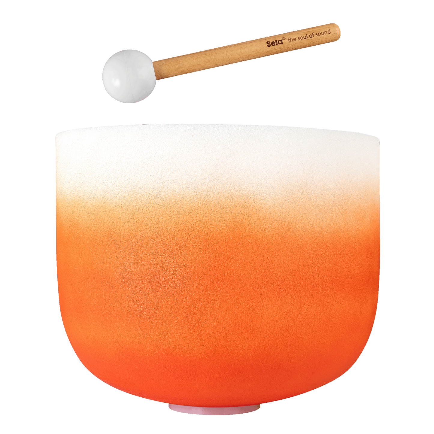 Crystal Singing Bowl Chakra 13" - Orange, Sacral, D (432 Hz)